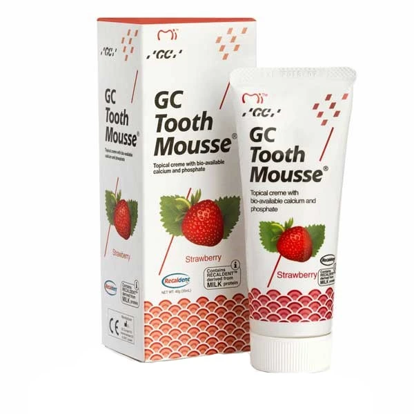خمیر دندان جی سی توس موس - GC Tooth Mousse - توت فرنگی